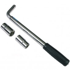 Τηλεσκοπικό Επεκτεινόμενο Μπουλονόκλειδο 35-53cm με 2 καρυδάκια 17/19mm 598256